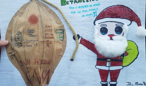 Julia Ríos gana el accésit en el concurso de carteles de navidad organizado por el Ayuntamiento de Betanzos