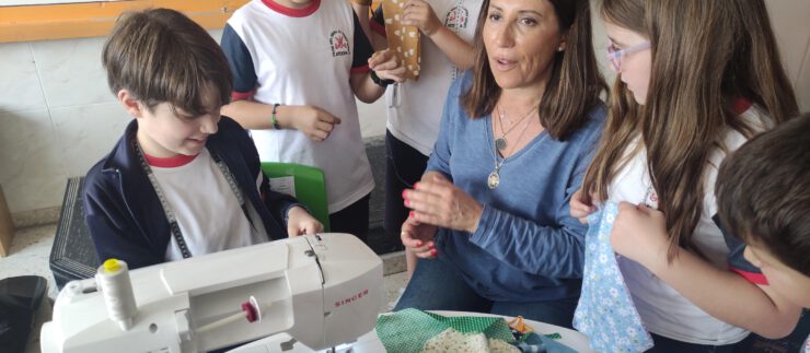 Taller de costura en 3ºEP