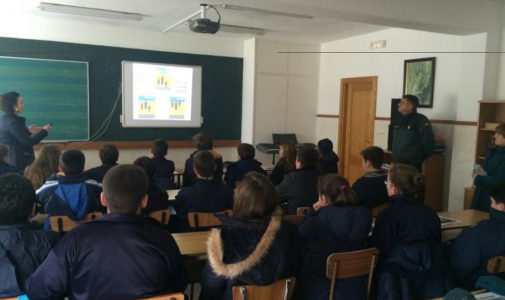 Charla Guardia Civil para alumnos de 1º ESO