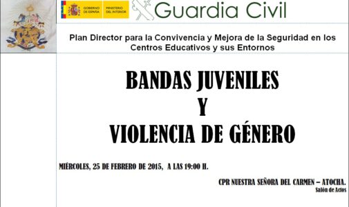 Charla Guardia Civil para padres y miembros de la Comunidad Educativa