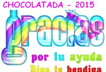 Chocolatada 2015- ¡Gracias a tod@s!