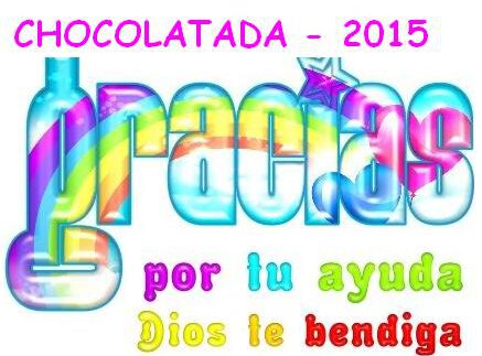 Chocolatada 2015- ¡Gracias a tod@s!