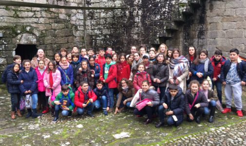 Visita ao castelo de Vimianzo dos alumnos de 5º e 6º E.P.