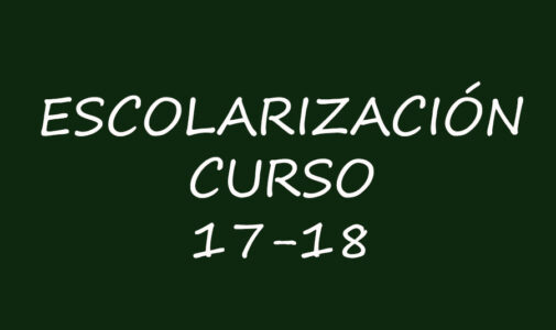 Escolarización curso 17-18