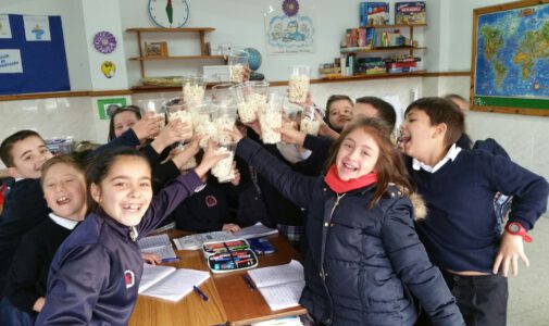 Palomitas en 3º EP