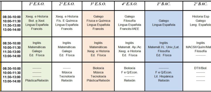 Calendario exames setembro 2017