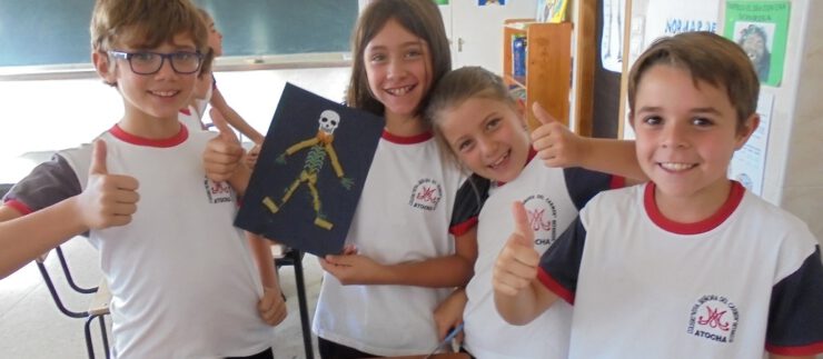 Los huesos en 4º de Primaria