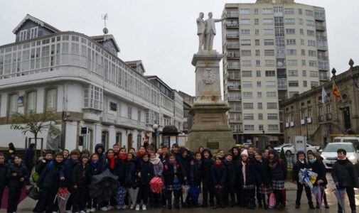 3º y 4º de Primaria recorren Betanzos