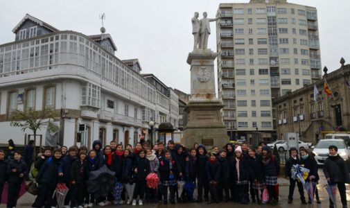 3º y 4º de Primaria recorren Betanzos