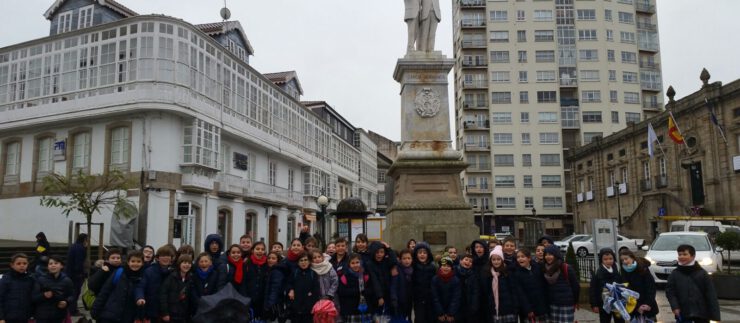 3º y 4º de Primaria recorren Betanzos