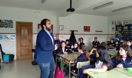 Visita de Pepe Martínez en 1º ESO