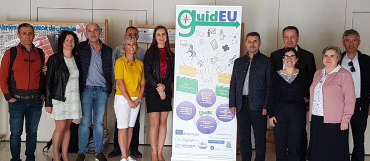 Responsables del proyecto europeo Erasmus GuidEU se reúnen en nuestro colegio