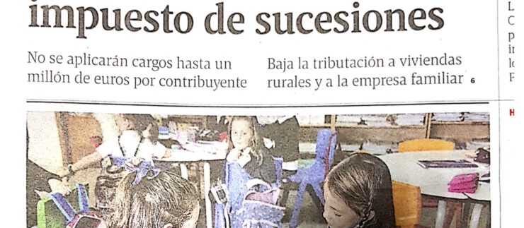 PORTADA en La Voz de Galicia de hoy 18 de octubre