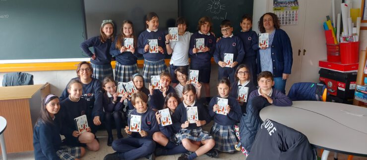 Visita da escritora Eva Mejuto