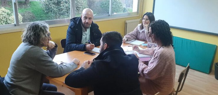 Equipo Erasmus preparando próximas visitas