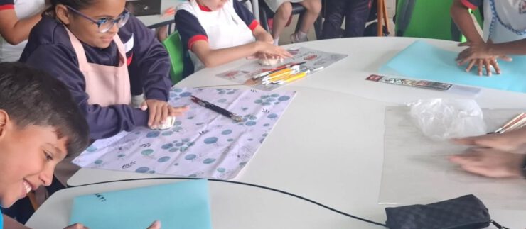 Pezas de arxila en 4º EP