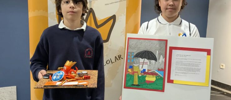 Valeria y Dani en la final de la fase autonómica de ¿Qué es un rey para ti?