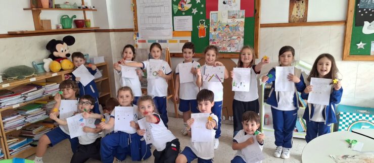 1ºE.P felicitaciones navideñas para el mundo