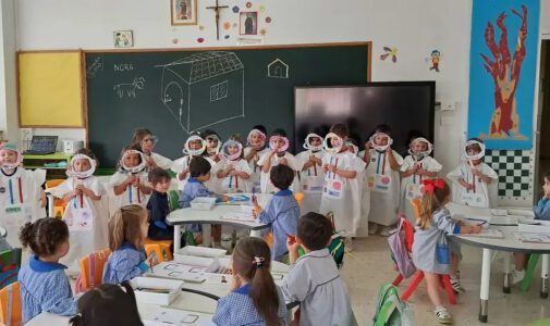 ¡Nuestros pequeños exploradores del espacio!