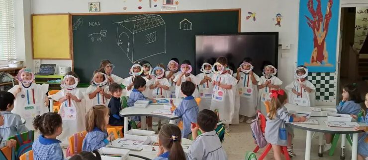 ¡Nuestros pequeños exploradores del espacio!