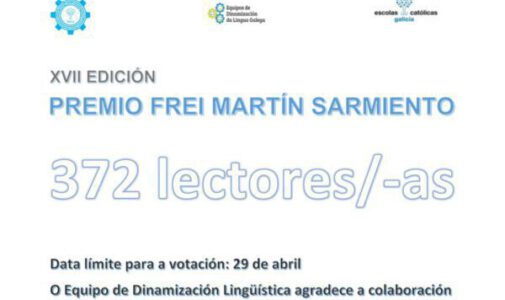 Votación para a XVII edición do Premio Literario Frei Martín Sarmiento