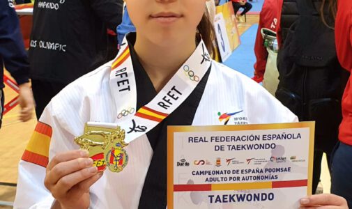 Medalla de ORO en Taekwondo en la modalidad de Poomsae