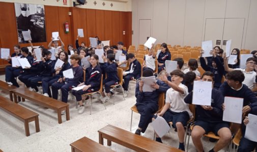 Polo correo do vento co alumnado de 1º e 2º de ESO