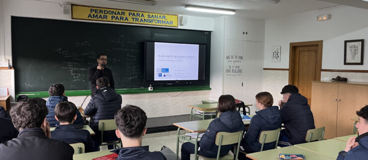 Charla en 4º ESO sobre la Excavación de Túneles
